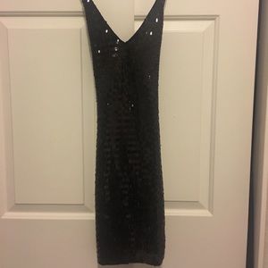 Black sequin dress worn once size small